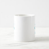 平静をで走られて保てば(青) コーヒーマグカップ (中央)