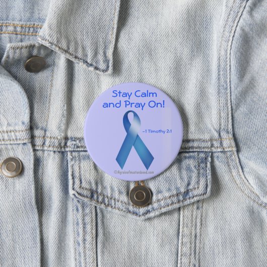 平静をとどまり、祈って下さい! 缶バッジ (インサイチュ)