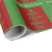 平静をパーソナライズなギフト用包装紙でメリー保てば ラッピングペーパー (ロールコーナー)