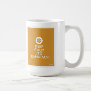 平静をラマダーン金ゴールド保って下さい コーヒーマグカップ