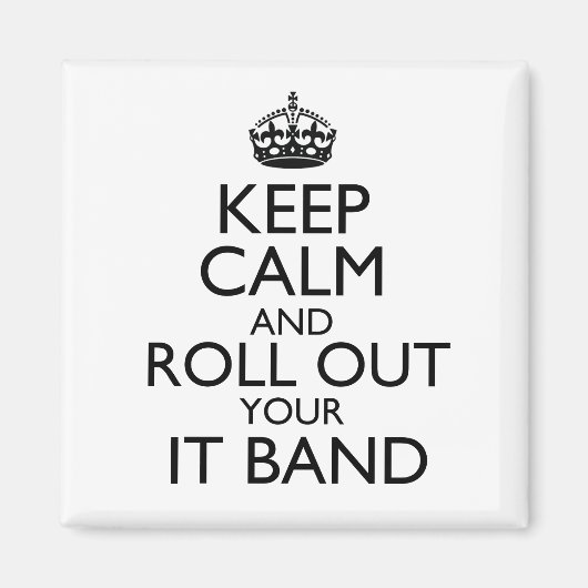 平静を保ち、あなたのバンド磁石出して下さい マグネット (正面)