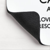 平静を保ち、あなたの人的資源の役人を愛して下さい マウスパッド (コーナー)