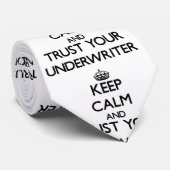平静を保ち、あなたの保険業者を信頼して下さい ネクタイ (ロール)