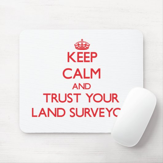 平静を保ち、あなたの土地の検査官を信頼して下さい マウスパッド (マウス)