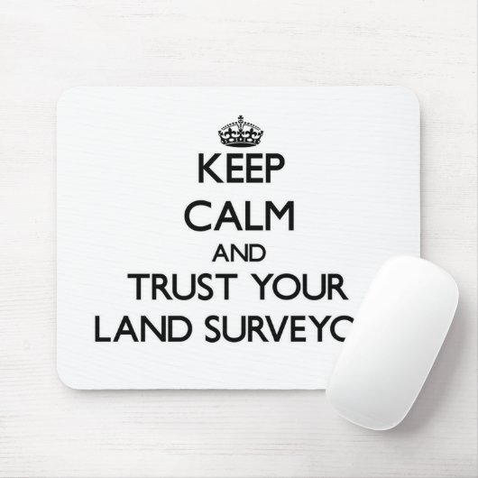 平静を保ち、あなたの土地の検査官を信頼して下さい マウスパッド (マウス)