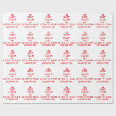 平静を保ち、あなたの教父に聞いて下さい ラッピングペーパー (フラット)