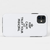 平静を保ち、あなたの校長を信頼して下さい Case-Mate iPhoneケース (裏面(横))