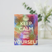 平静を保ち、あなたの棚があって下さい ポストカード (スタンド正面)