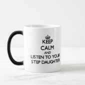 平静を保ち、あなたの継娘に聞いて下さい モーフィングマグカップ (左)