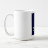 平静を保ち、あなたの論文を終えて下さい! コーヒーマグカップ (左)