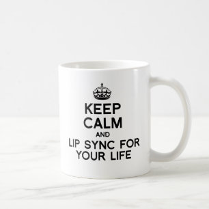 平静を保ち、あなたのLIFE.pngのために口を合わせて下さい コーヒーマグカップ
