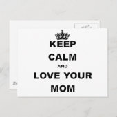 平静を保ち、あなたのMOM.pngを愛して下さい ポストカード (正面/裏面)