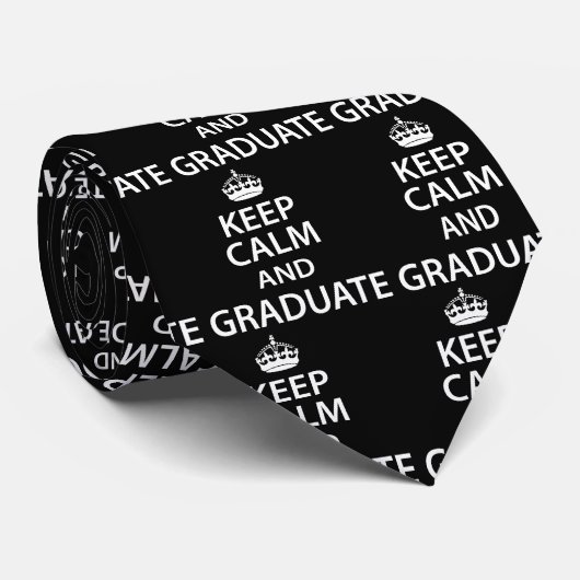 平静を保ち、おもしろいな卒業を卒業させて下さい ネクタイ (ロール)