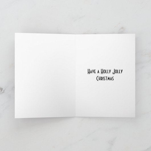 平静を保ち、その星のクリスマスカードを後を追って下さい シーズンカード (内部)