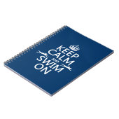 平静を保ち、で泳いで下さい(あらゆる色で) ノートブック (左側)