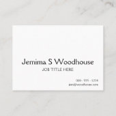 平静を保ち、で編集して下さい(あらゆる色で) 名刺 (裏面)