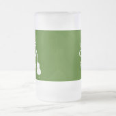平静を保ち、で遊んで下さい(チェロ) (どの色でも) フロストグラスビールジョッキ (中央)