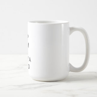 平静を保ち、ひげを育てて下さい コーヒーマグカップ