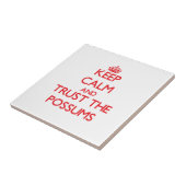 平静を保ち、ふくろねずみを信頼して下さい タイル (側面)