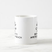 平静を保ち、アムステルダムのビーチウィスコンシンに脱出して下さい モーフィングマグカップ (中央)