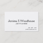 平静を保ち、オンすべての色買物をして下さい 名刺 (裏面)