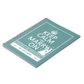 平静を保ち、オン新郎新婦を結婚して下さい ノートブック (左側)