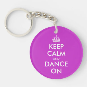 平静を保ち、キーホルダーで踊って下さい キーホルダー