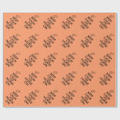 平静を保ち、ギフトの包装紙のカスタムで看護して下さい ラッピングペーパー (フラット)