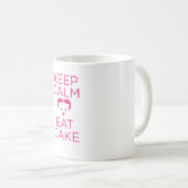 平静を保ち、ケーキFLOPPYBEARのマグを食べて下さい! コーヒーマグカップ (正面右)