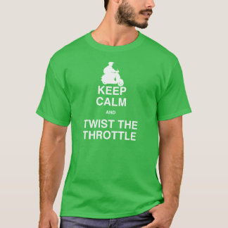 平静を保ち、スロットを-スクーターかモペットねじって下さい Tシャツ
