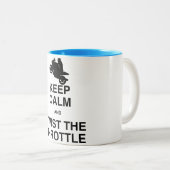 平静を保ち、スロットを-スポーツか通りねじって下さい ツートーンマグカップ (正面右)