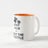 平静を保ち、スロットを-チョッパーかハーレーねじって下さい ツートーンマグカップ (正面右)