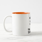 平静を保ち、スロットを-チョッパーかハーレーねじって下さい ツートーンマグカップ (左)