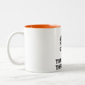 平静を保ち、スロットを-巡洋艦かハーレーねじって下さい ツートーンマグカップ (左)