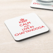 平静を保ち、チャタヌーガに住んで下さい コースター (左側)
