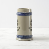 平静を保ち、ドニーズに聞いて下さい ビールジョッキ (中央)
