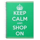 平静を保ち、ノートで買物をして下さい ノートブック (正面)