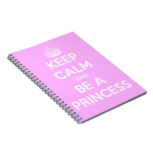 平静を保ち、プリンセスがあって下さい ノートブック (右側)