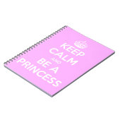 平静を保ち、プリンセスがあって下さい ノートブック (左側)