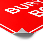 平静を保ち、ボディおもしろいなポスター印を埋めて下さい ポスター (角)