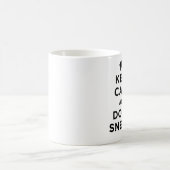 平静を保ち、マグくしゃみをしないで下さい コーヒーマグカップ (中央)