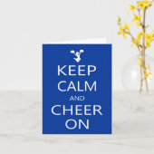 平静を保ち、メッセージカードで元気づけて下さい カード (黄色い花)