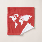 平静を保ち、世界走行して下さい バスタオルセット (ウォッシュタオル)