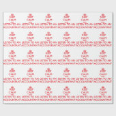 平静を保ち、会計士に聞いて下さい ラッピングペーパー (フラット)