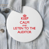 平静を保ち、会計検査官に聞いて下さい 缶バッジ (インサイチュ)