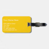 平静を保ち、元気づけて下さい ラゲッジタグ (裏面横)