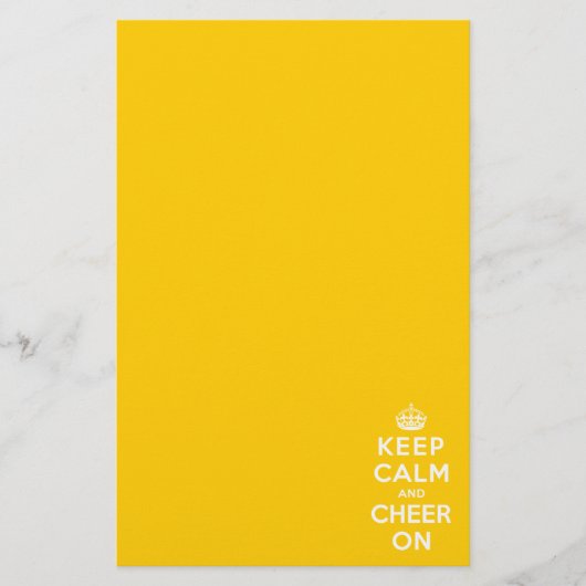 平静を保ち、元気づけて下さい 便箋 (正面)