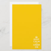 平静を保ち、元気づけて下さい 便箋 (正面/裏面)