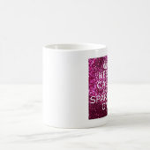 平静を保ち、光って下さい コーヒーマグカップ (中央)