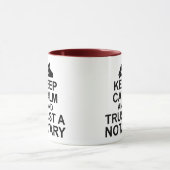 平静を保ち、公証人を信頼して下さい マグカップ (中央)